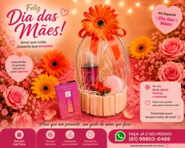  KIT DIA DAS MÃES ? Presente pronto!