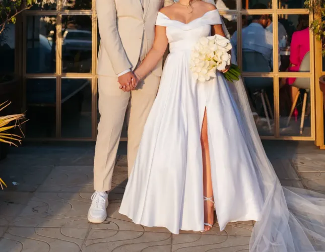 Vestido de Noiva + Véu