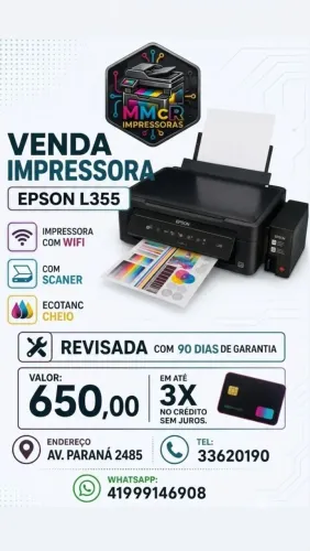 IMPRESSORA EPSON L355 Ecotanc 