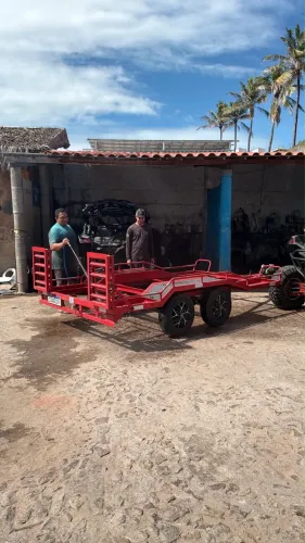 Carretinha para utv 2 de lugares