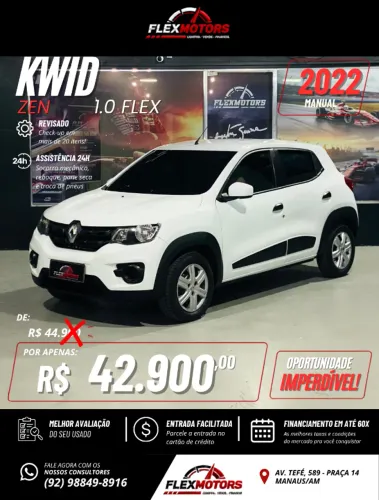 Renault Kwid Zen 1.0 Flex 12V 5P Mec. 2022