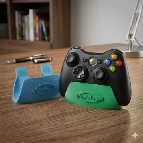 Dois Suportes para controle Xbox 360 (Verde e Azul)