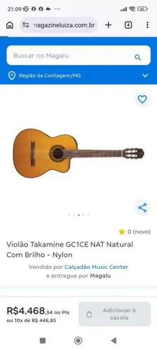 Violão Takamine GC1CE NAT - Nylon