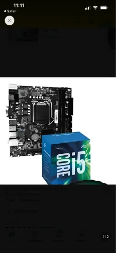 Placa mãe ASUS 110M DDR4.+ PROCESSADOR i56500