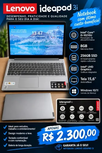 notebook Lenovo IdeaPad 3i