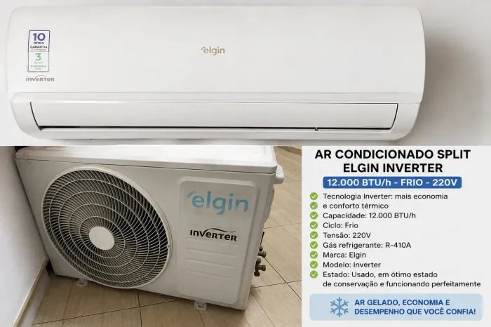 Ar com Elgin 12.000btus