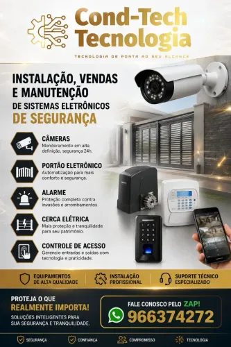 COND-TECH TECNOLOGIA | SEGURANÇA ELETRÔNICA