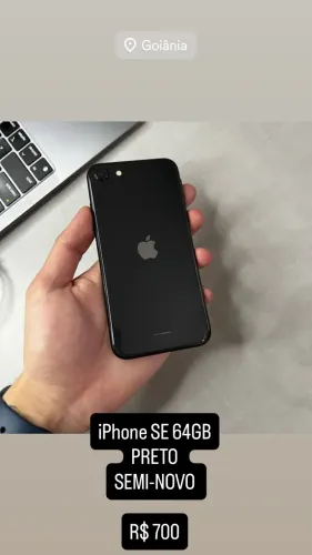 iPhone SE 64gb Preto