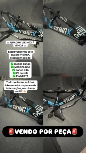 Vendo quadro de bicicleta Vikingx aro 26