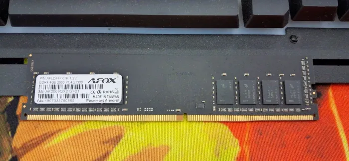 Memória DDR4 AFOX 4gb 2666Mhz