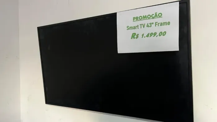 Smart TV 43 POLEGADAS The Frame Samsung - ELEGÂNCIA + TECNOLOGIA!