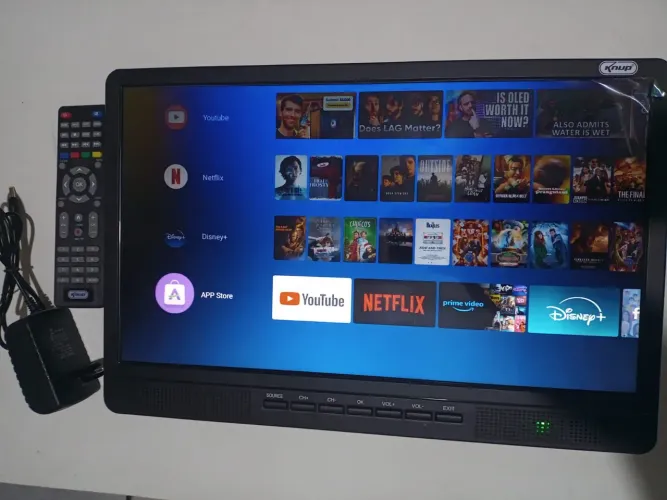 Tv portátil smart 17 polegadas