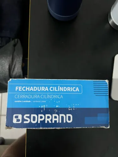 fechadura cilíndrica marca Soprano