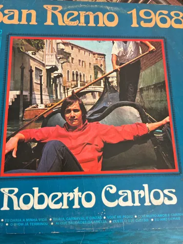 Disco vinil Roberto Carlos - SAN REMO 1968