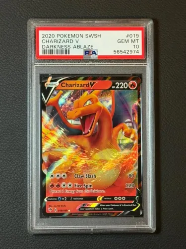 Charizard V #019 - PSA 10 - Pokemon TCG