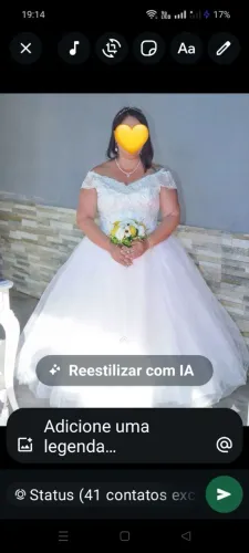 Vendo vestido de noiva novo