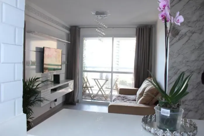 Alugo apartamento com 48m², mobiliado, vista mar, 01 quarto, lazer completo. Magnífico!!!