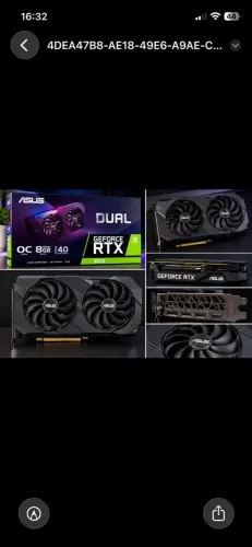 Placa de Vídeo ASUS RTX 3070 Dual OC 8GB GDDR6 + Nota Fiscal