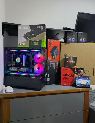 Pc Gamer Novo RTX 5060 - RYZEN 7 5700X - 1TB - 16GB