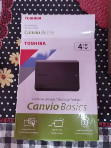 Vendo HD Externo Toshiba. NOVO. Sem uso. Na Caixa.