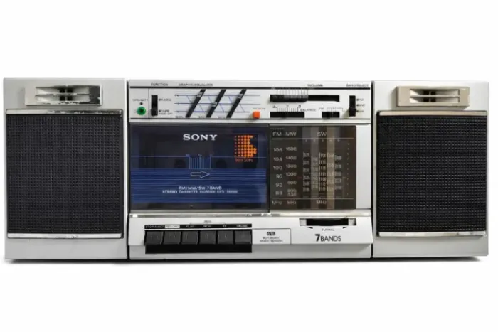 Rádio Sony Antigo Cfs3000s Boombox Funcionando Perfeitamente