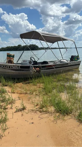 Barco de alumínio completo 