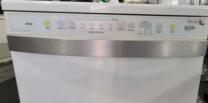 Lava-Louças de Piso Brastemp Ative! BLF12ABBNA 6 Programas Branca - 220V