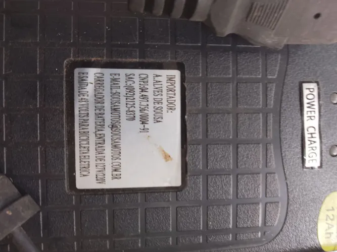 Carregador 48v para bicicleta elétrica 