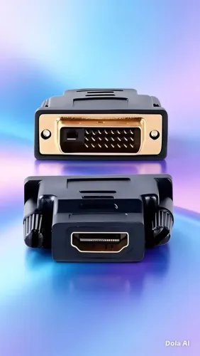 Adaptador DVI 24 + 1 Para Hdmi 
