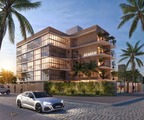 Flats Studio com varanda / sacada e vista à beira-mar na praia de Formosa - Cabedelo/PB - 