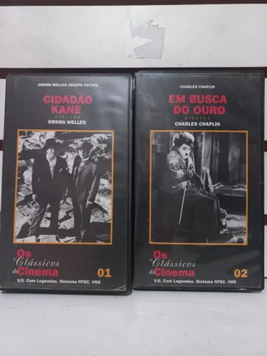 2 fitas vhs antigas Os clássicos do cinema 
