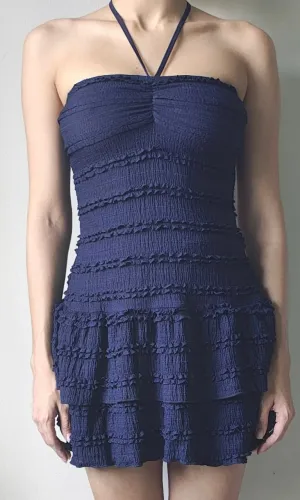 Vestido Moda Verão Azul *USADO*