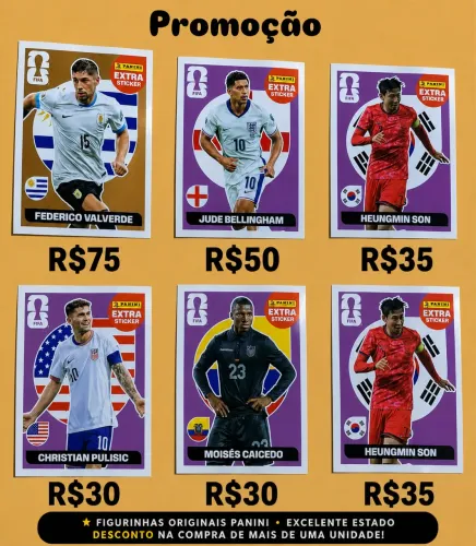 Figurinhas Legend (Extra Sticker) Panini Copa do Mundo 2026 - Originais