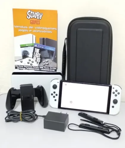 Nintendo Switch Oled Travado Seminovo, Garantia, Loja