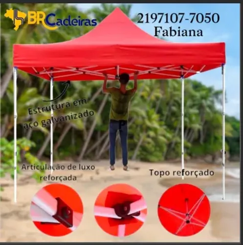 Tenda reforçada 3x3