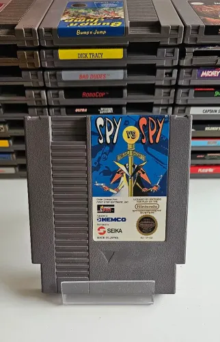 Jogo cartucho Spy vs Spy para NES Nintendinho 8bits 72 pinos 