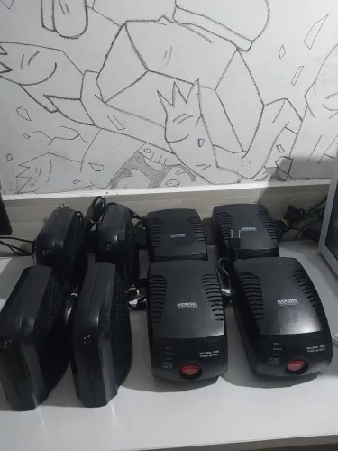 Lote com 8 Estabilizadores Microsol MIE G2 - Todos Funcionando