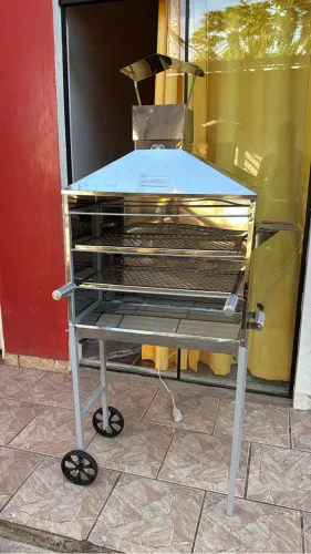 Churrasqueira em Inox para vender Espetinhos