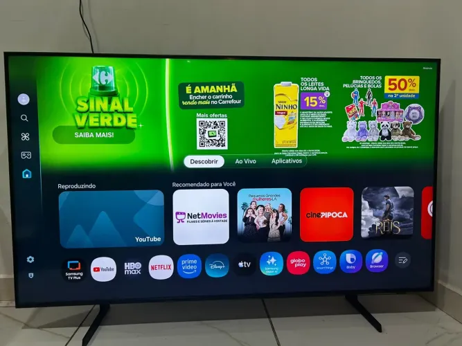 Tv smart 50 Samsung crystal uhd 4k modelo novo c/ xbox e Bluetooth (entrego)