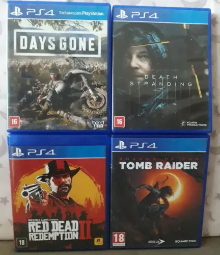 Jogos ps4 (preços de cada jogo na descrição)