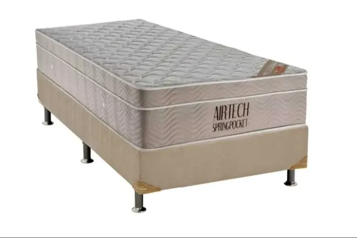 Conjunto Box de Solteiro Airtech 0,88x1,88x30cm