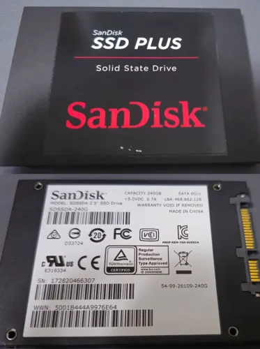 SSD Sandisk Plus 240GB