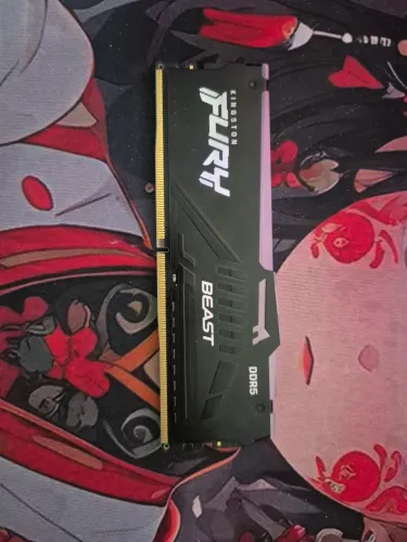Memória RAM DDR5 1x16GB 6000mhz Kingston Fury