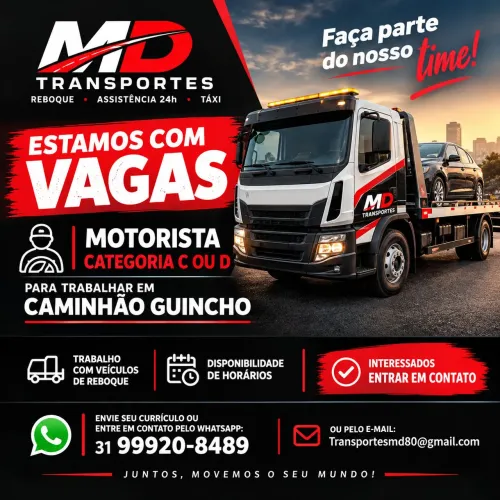 Vaga motorista 