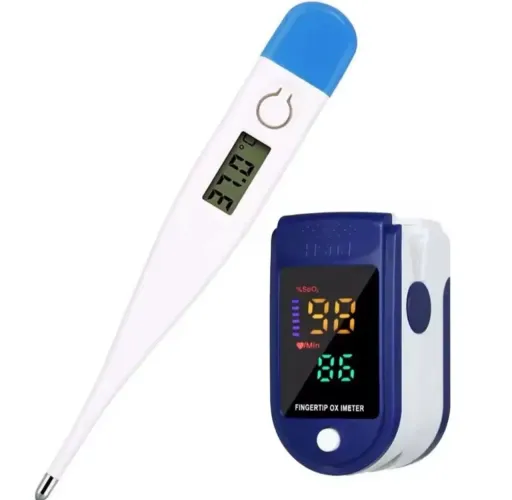 Termômetro temperatura doméstico bebê e adulto / oxímetro de pulso dedo medico