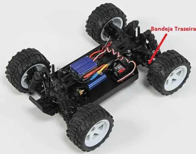 Par de Bandeja Trazeira, (Turnigy Monstro 1/16 4WD Beatle )