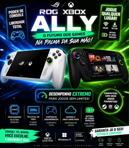 Rog Xbox Ally 16 / 512 e 24 / 1tb (Lacrados)