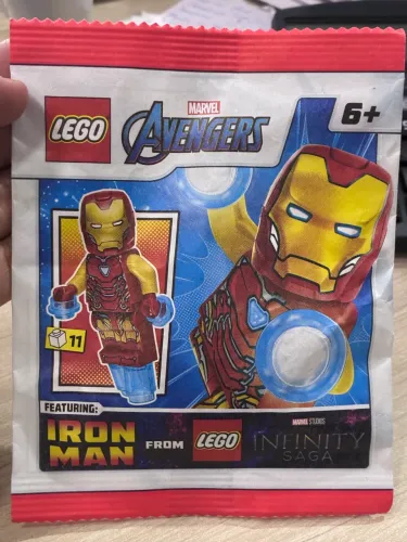 (Lacrado) Lego Minifigure Iron Man Paper Bag