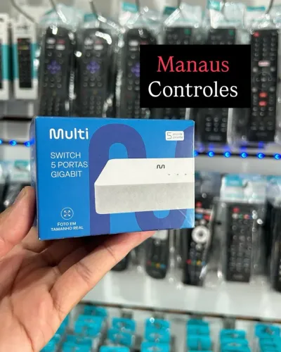 Switch de Rede Internet 5 Portas RJ45 Gigabit 