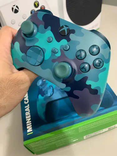 Controle xbox séries s mineral camuflado zero!